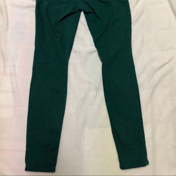 Gap Denim Legging Kelly Green size 6 - Picture 3 of 6